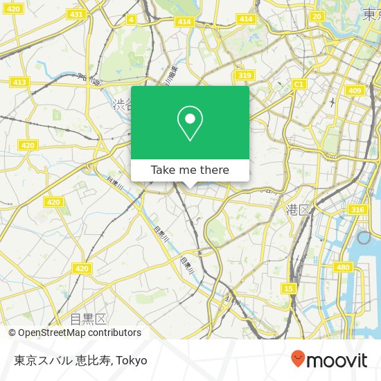 東京スバル 恵比寿 map