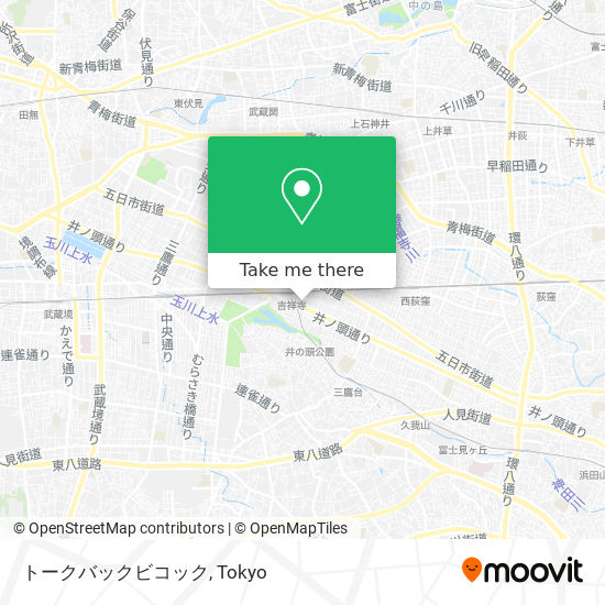 トークバックビコック map