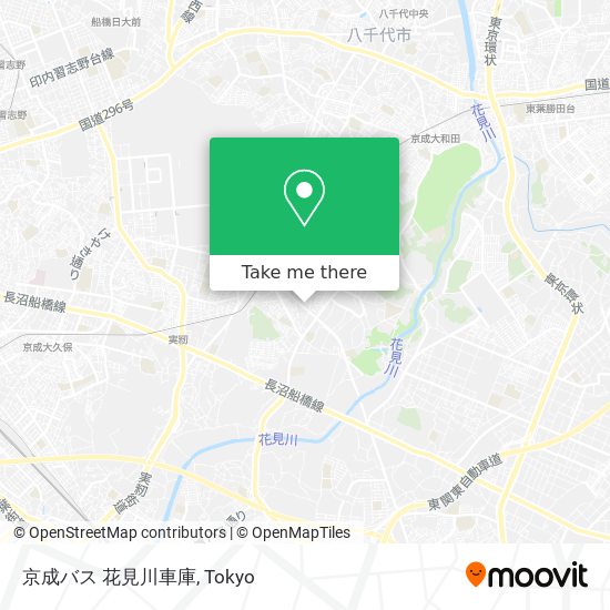 京成バス 花見川車庫 map