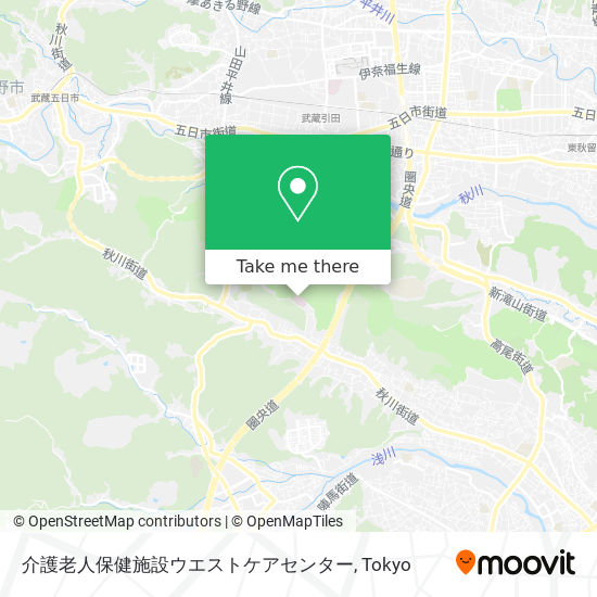 介護老人保健施設ウエストケアセンター map