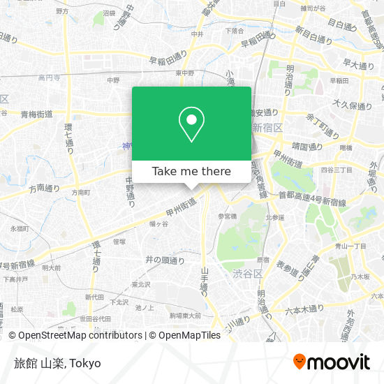 旅館 山楽 map