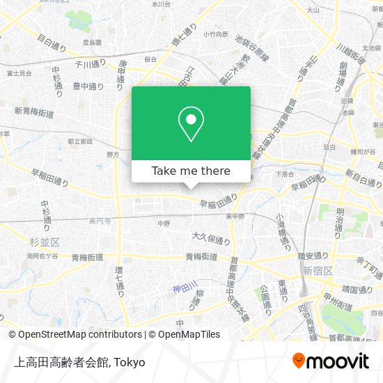 上高田高齢者会館 map