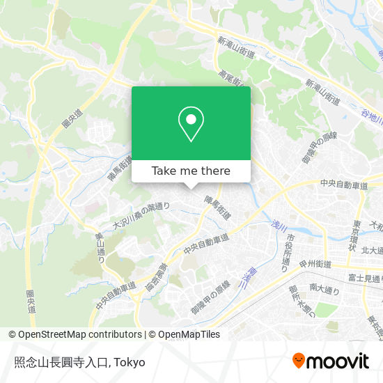 照念山長圓寺入口 map