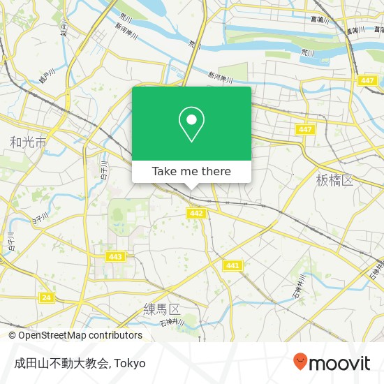 成田山不動大教会 map