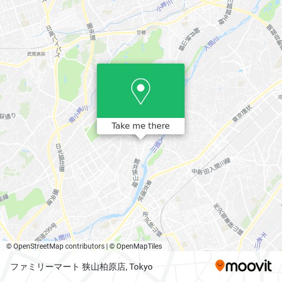 ファミリーマート 狭山柏原店 map