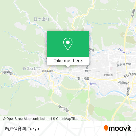 増戸保育園 map