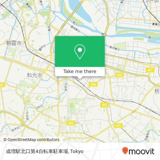 成増駅北口第4自転車駐車場 map