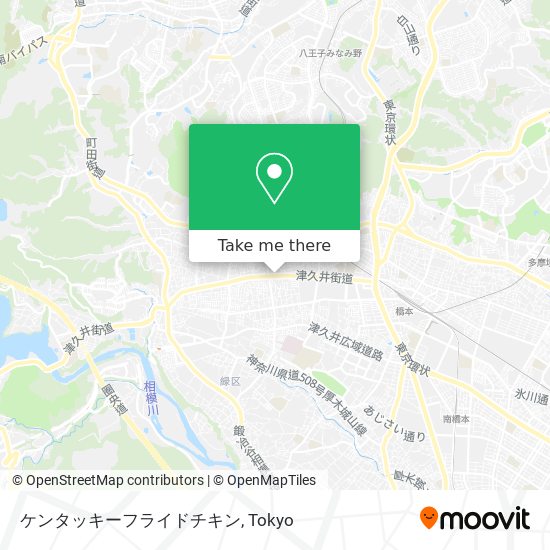 ケンタッキーフライドチキン map