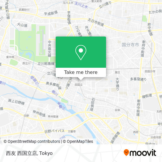 西友 西国立店 map