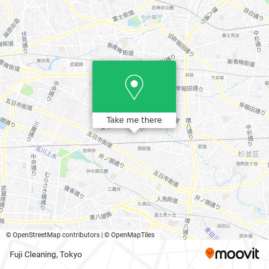 Fuji Cleaning map