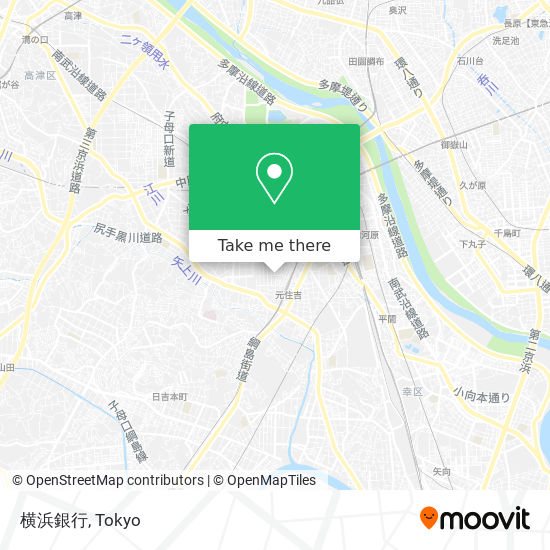 横浜銀行 map