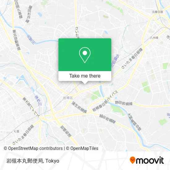 岩槻本丸郵便局 map