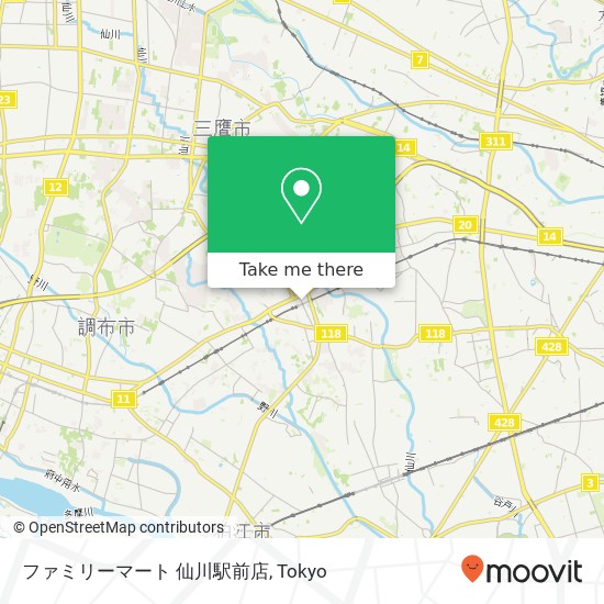ファミリーマート 仙川駅前店 map