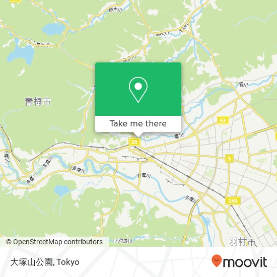 大塚山公園 map