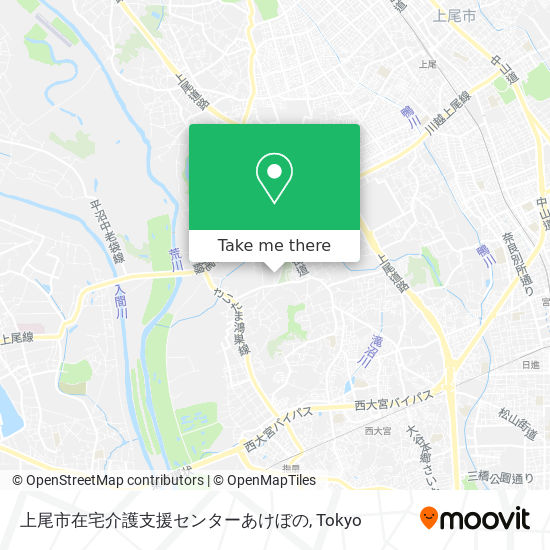 上尾市在宅介護支援センターあけぼの map