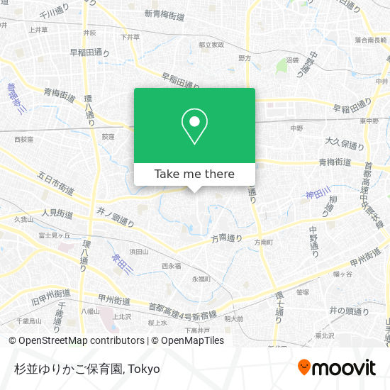 杉並ゆりかご保育園 map