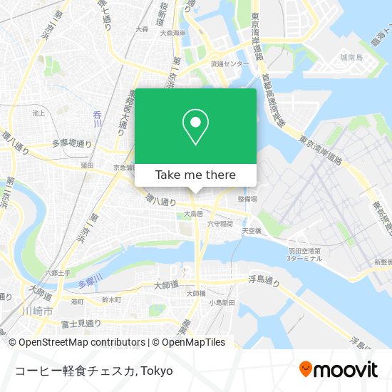 コーヒー軽食チェスカ map