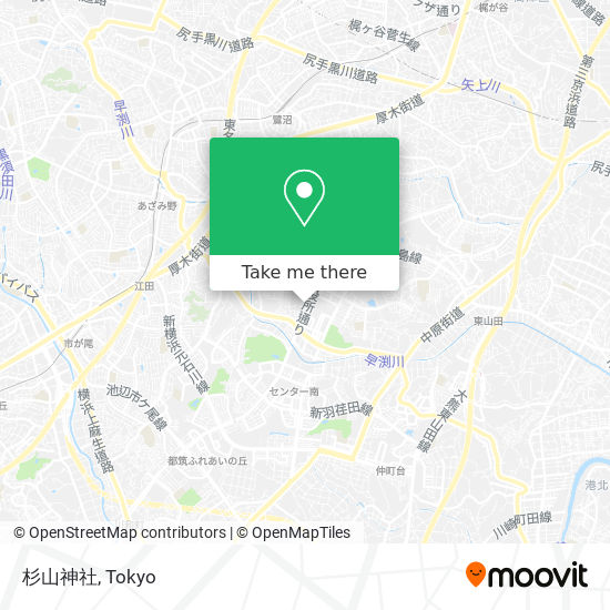 杉山神社 map