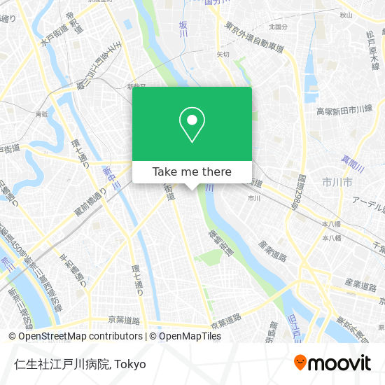 仁生社江戸川病院 map