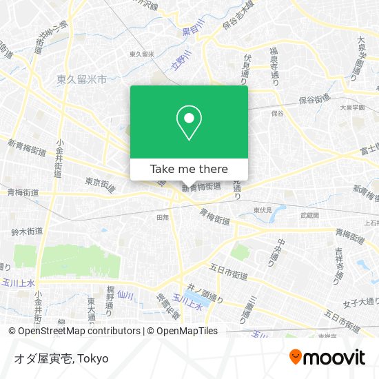 オダ屋寅壱 map