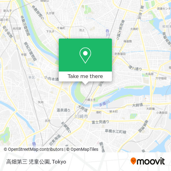 高畑第三 児童公園 map