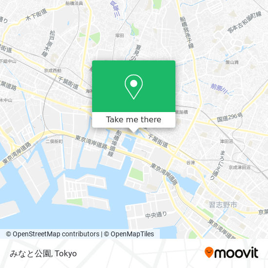 みなと公園 map