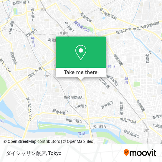 ダイシャリン蕨店 map