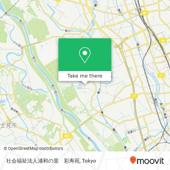 社会福祉法人浦和の里　彩寿苑 map