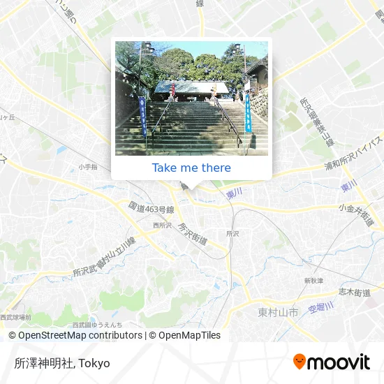 所澤神明社 map