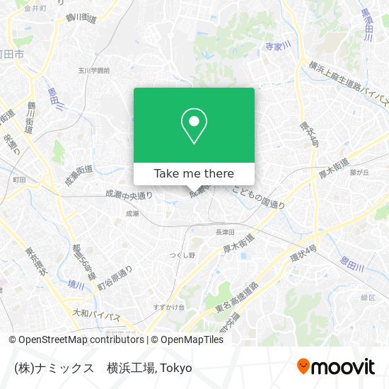 (株)ナミックス　横浜工場 map