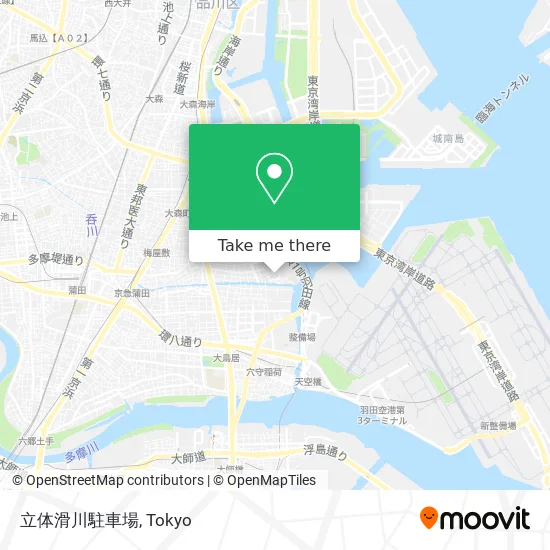 Vertical Nagare Parking Lot map