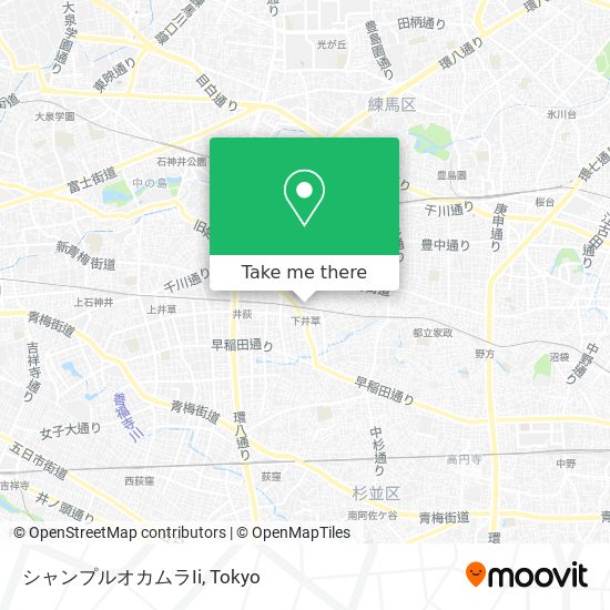 シャンプルオカムラIi map