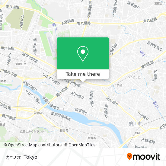 かつ元 map