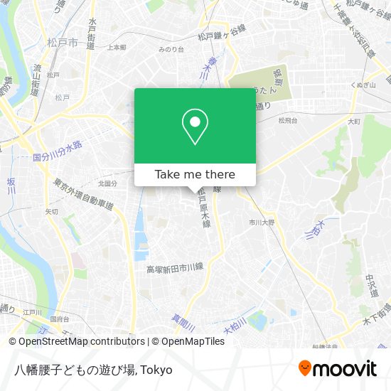 八幡腰子どもの遊び場 map