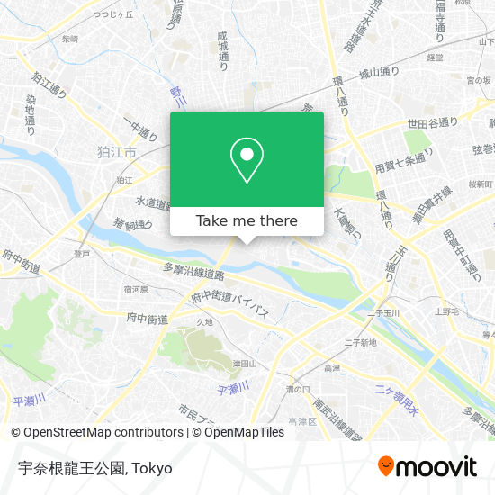 宇奈根龍王公園 map