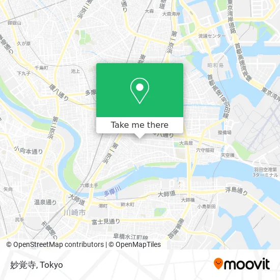 妙覚寺 map