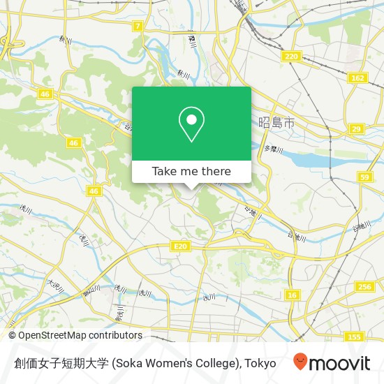 創価女子短期大学 (Soka Women's College) map