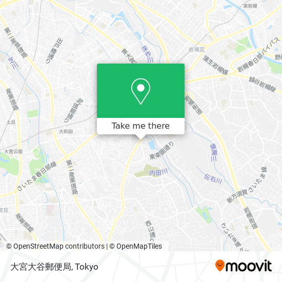大宮大谷郵便局 map