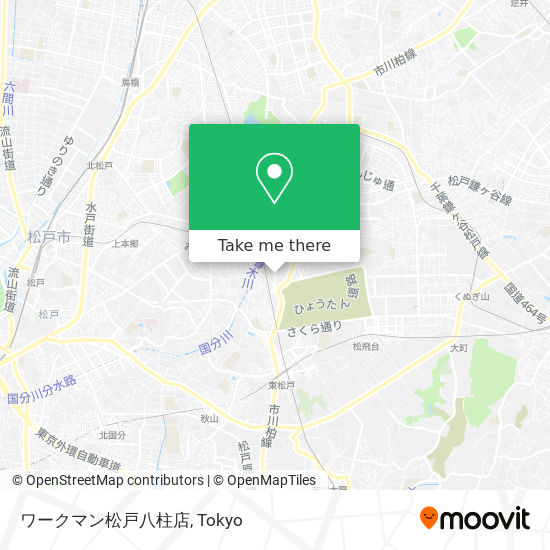 ワークマン松戸八柱店 map