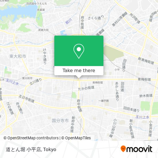 道とん堀 小平店 map