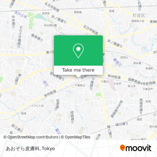 あおぞら皮膚科 map