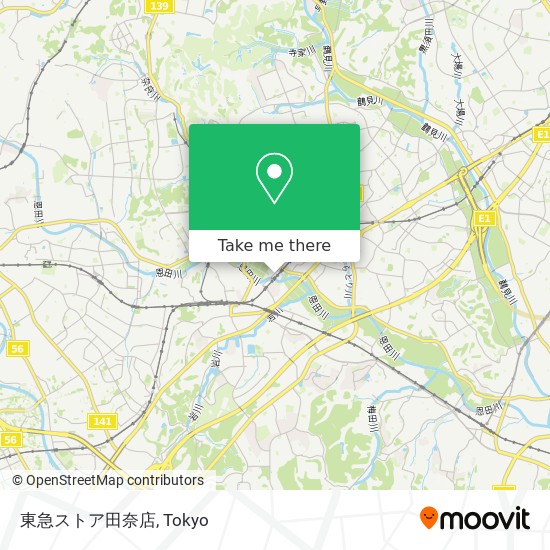 東急ストア田奈店 map
