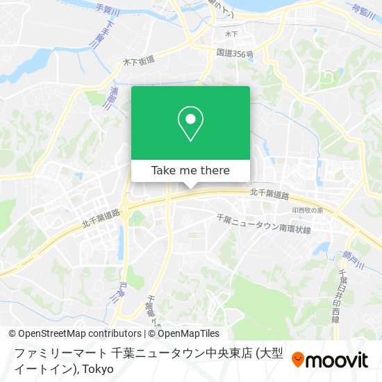 ファミリーマート 千葉ニュータウン中央東店 (大型イートイン) map