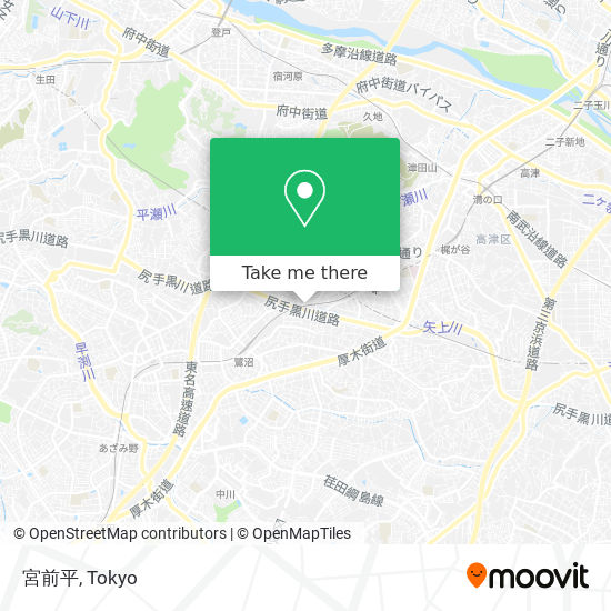 宮前平 map