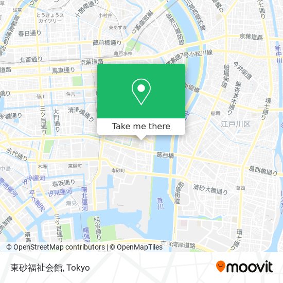 東砂福祉会館 map