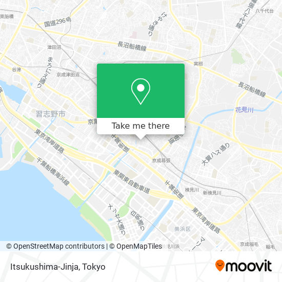 Itsukushima-Jinja map