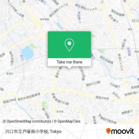 川口市立戸塚南小学校 map