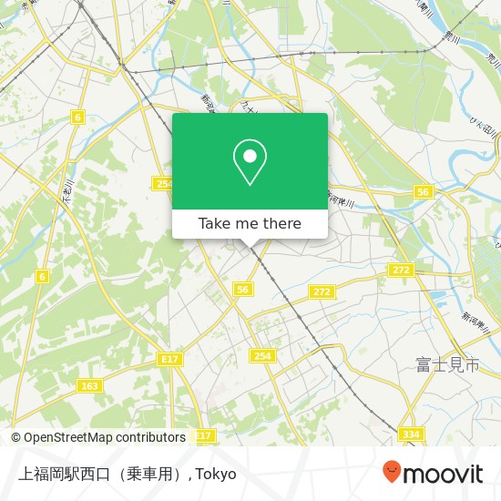 上福岡駅西口（乗車用） map