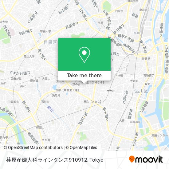 荏原産婦人科ラインダンス910912 map