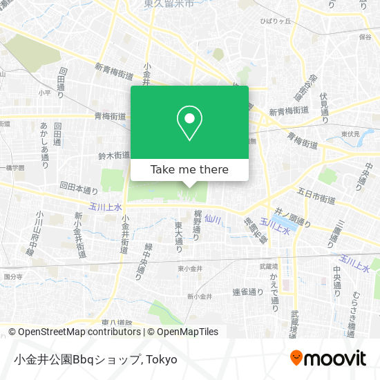 小金井公園Bbqショップ map